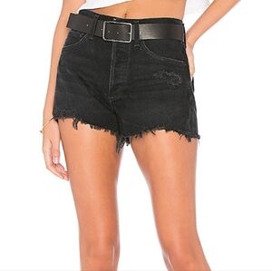 AGOLDE Parker Cut Off Short Size 25 - Zero Black
